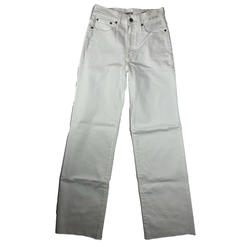 J. Crew Women's White Flare & Wide Leg Jeans